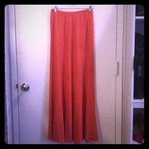 Coral Maxi Skirt